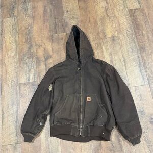 Brown y2k carhartt Jacket